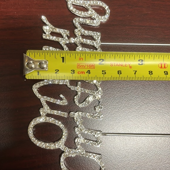 Rhinestone cake topper - Picture 5 of 6
